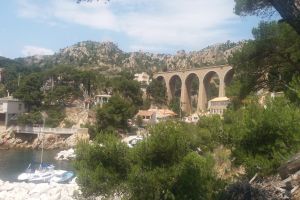 La calanque de Méjean sur la Côte Bleue, proche d'Ensuès