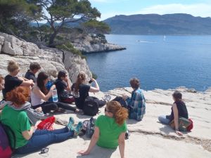 Calanques dans le secteur de port Miou - port Pin