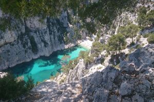 La calanque d'En-Vau dans le parc national des calanques