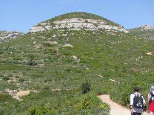 Sur les pas de Marcel Pagnol - randonnée guidée - tête Ronde avec des randonneurs